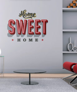 Stickers Home Sweet Home salon