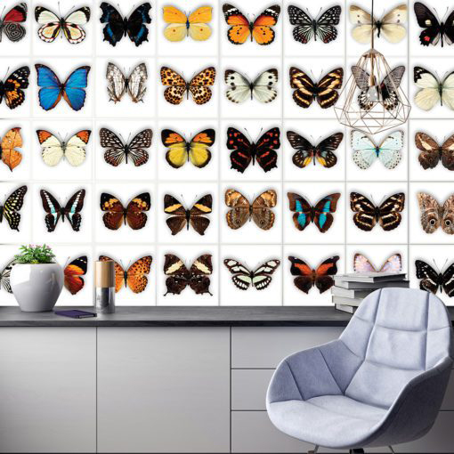 Butterfly Tiles Stickers - Wall