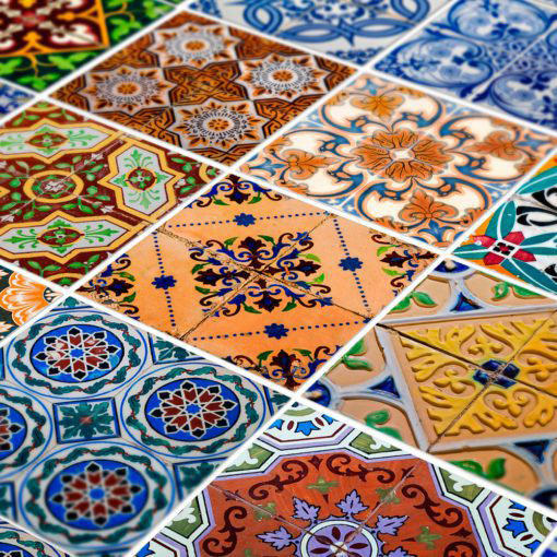Portuguese Tiles Azulejos Stickers - Detail