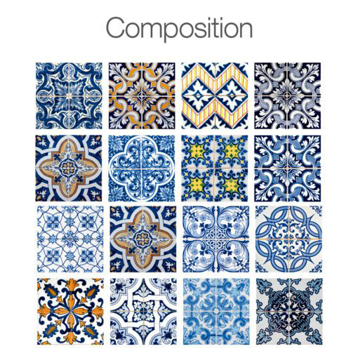 Tiles for Bathroom or Tiles for Kitchen - Composition
