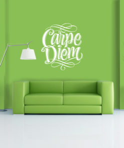 Carpe diem wallpaper Sticker for Sale by fashionbrands1