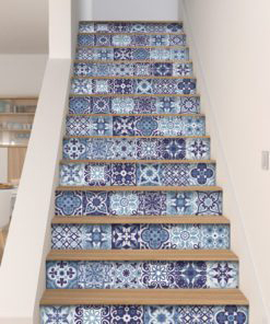 Blue Portuguese Tiles - Stairs