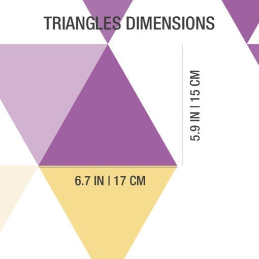 Géométrique milieu du siècle Triangles Detail