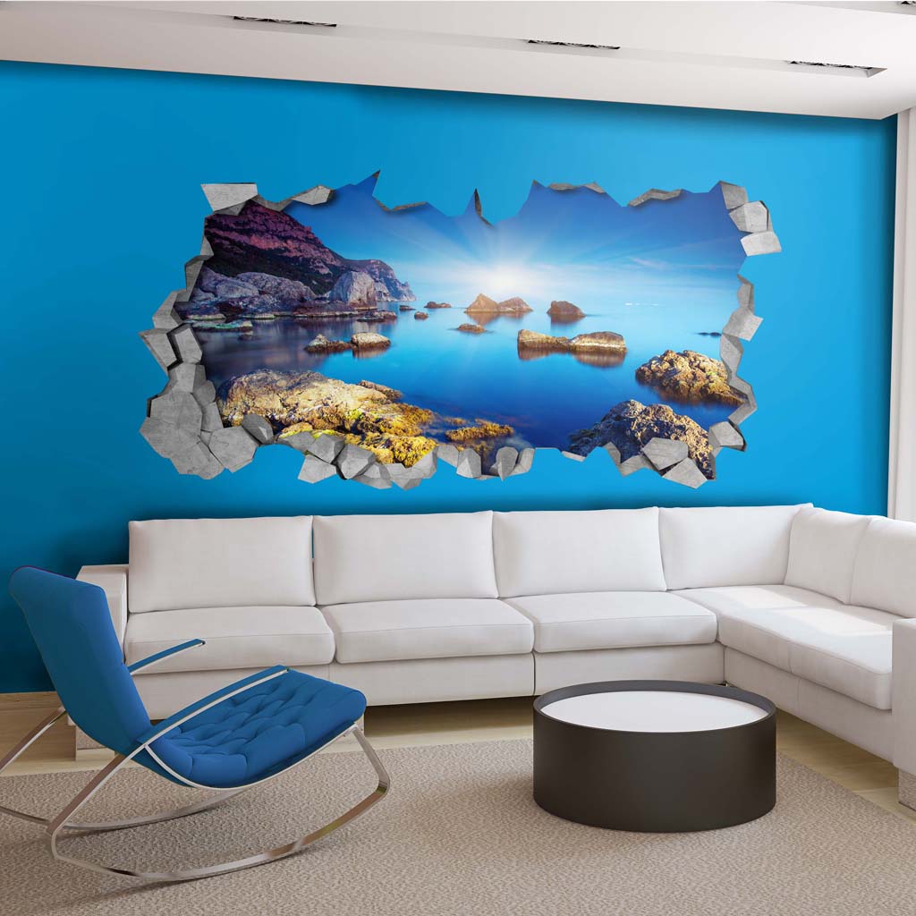 Sea Landscape 3D Wallpaper 