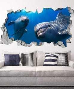 Dolphins Hello 3D Panels