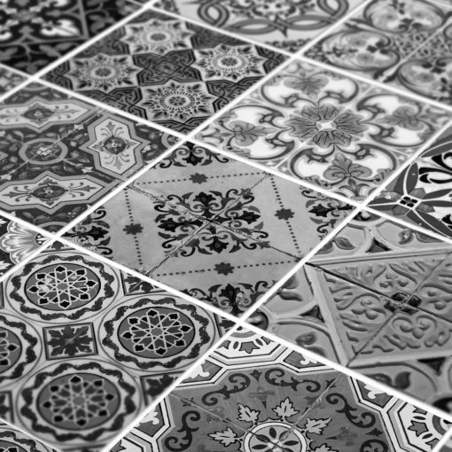 Portuguese Tiles BW - Detail