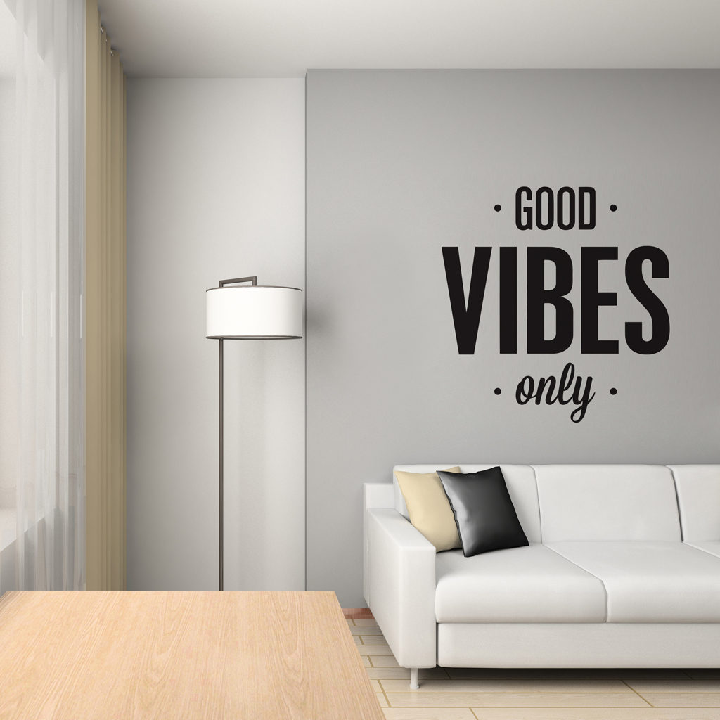 WallPops Good Vibes Only Wall Quote WPQ2329