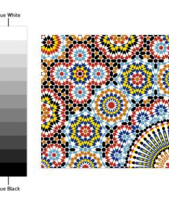 Moroccan Floor Tile Stickers (Pack of 32)