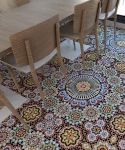 Moroccan Floor Tile Stickers (Pack of 32) - Moonwallstickers.com
