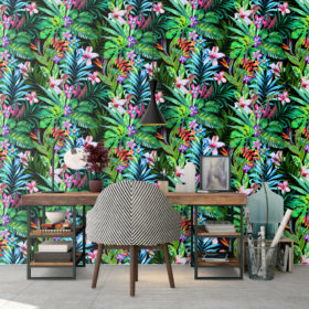 Tropical Self Adhesive Fabric | Moonwallstickers.com