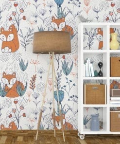 Nursery Fox Wallpaper
