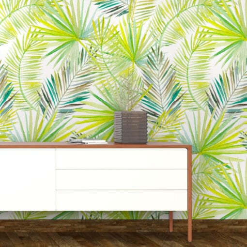 Palm Leaf Wallpaper - Moonwallstickers.com