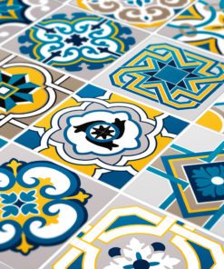 Colorful Tile Decals - Detail