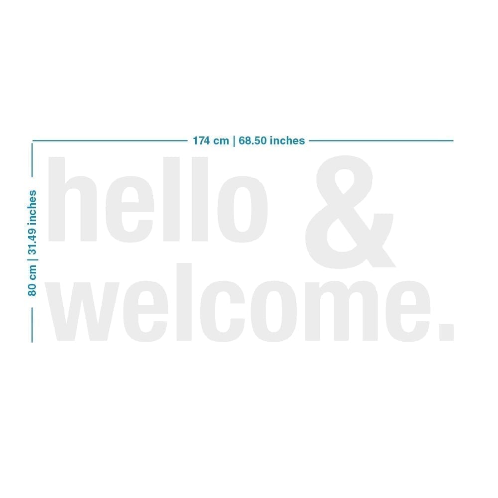 Hello & Welcome Office Design 3D - Dimensions
