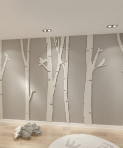 Birch Tree 3D Wall Art