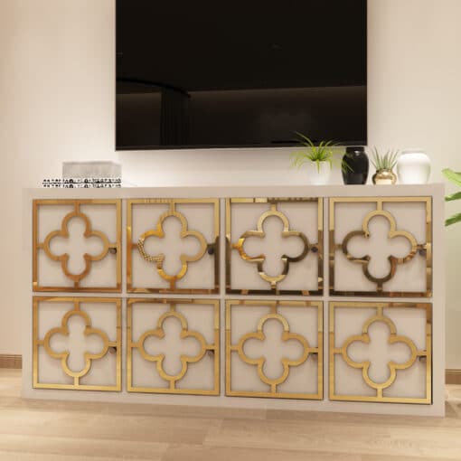 Flowers Furniture Overlays Kallax, Gold Mirror Ikea Furniture Panel